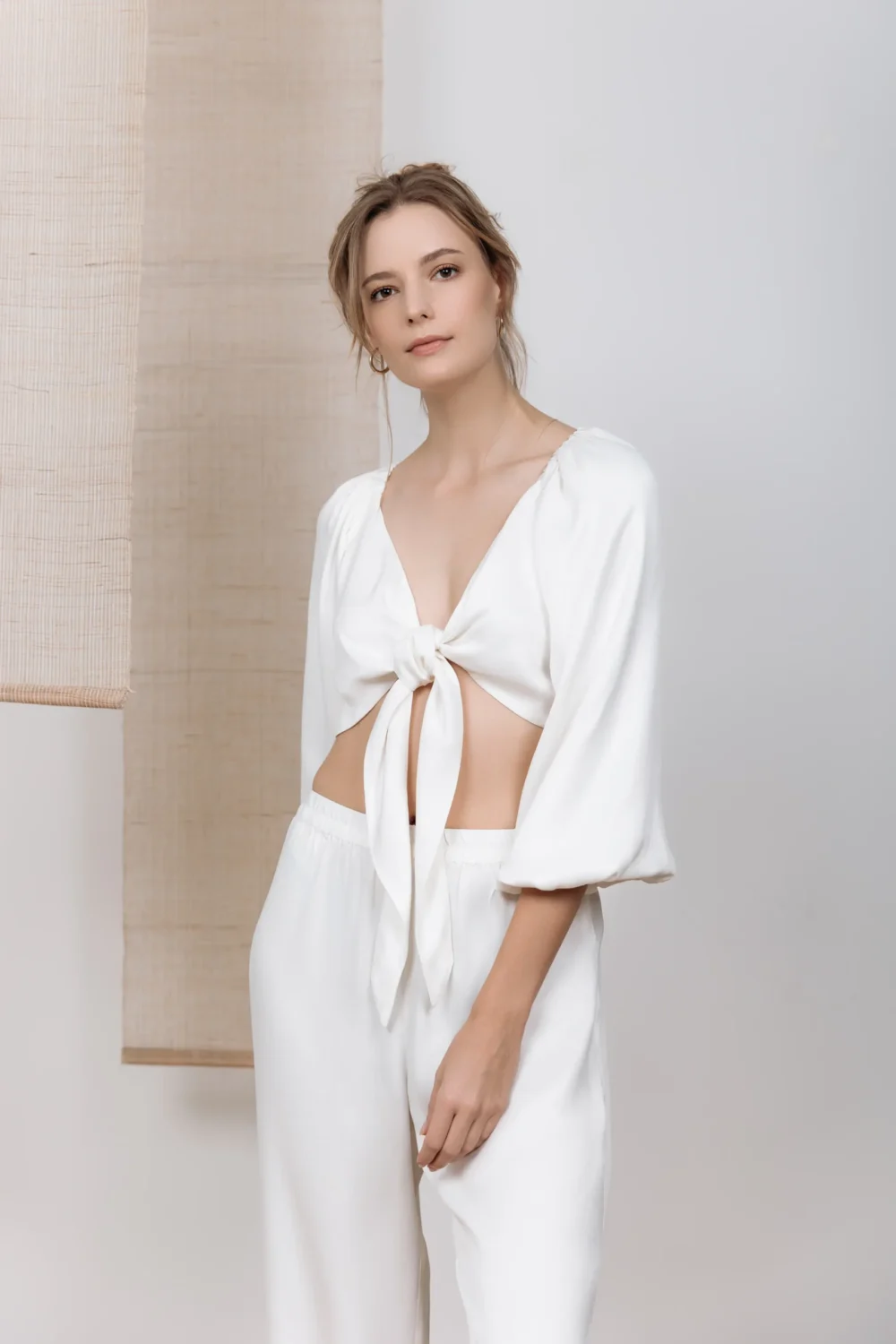 Luminous Top and Pants Duo Front