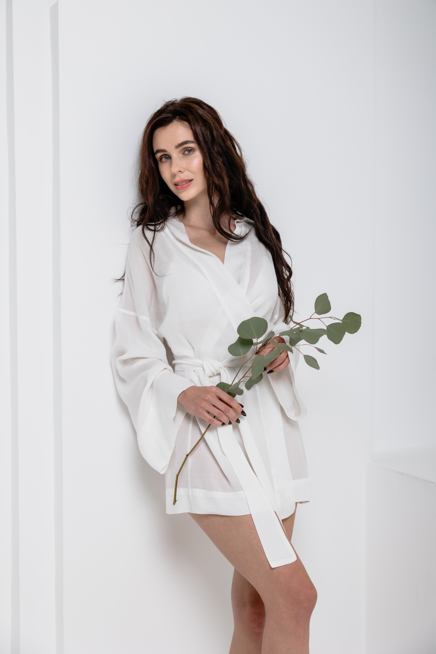 Robe Dress, Diamond Sheen Front