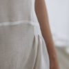Romper with Cross Back, Serene Matte Close-up 2