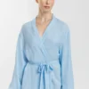Serene Blue Sky Robe Dress Close-up1(1)