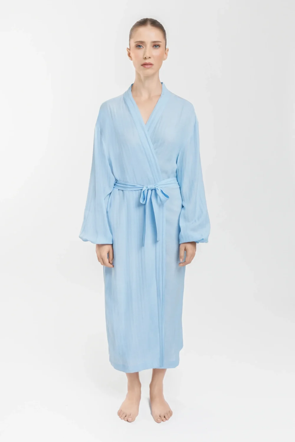 Serene Blue Sky Robe Dress by Katruss