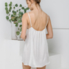 Sleep Dress with Front Slit, Silken Glow Back