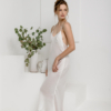 Sleep Dress with Open-Back, Silken Glow Front