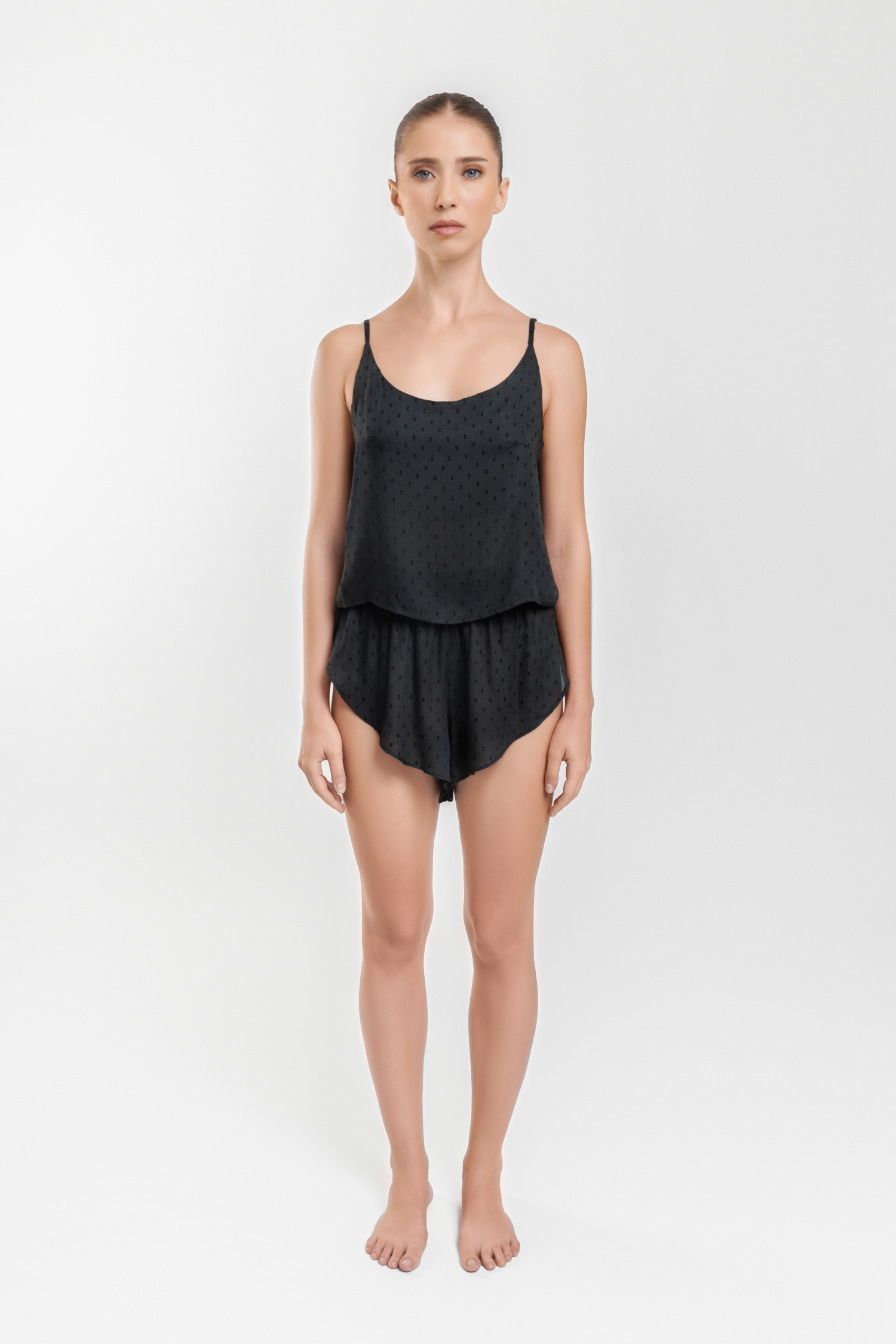 Top Shorts Set Whisper Matte Front